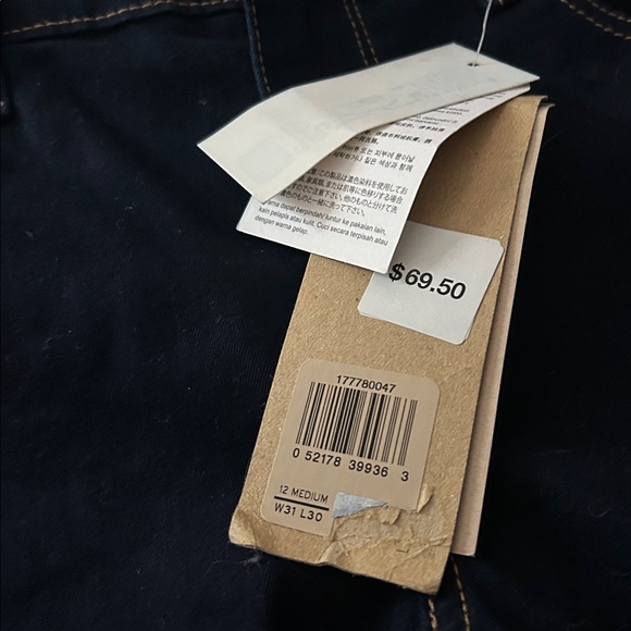 Levi's Women's 710 Super Skinny Jeans - Navy - Picture 5 of 12